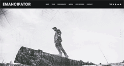 Desktop Screenshot of emancipatormusic.com
